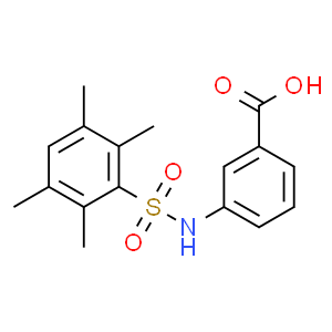 3-(2，3，5，6-四甲基苯基磺酰胺)苯甲酸